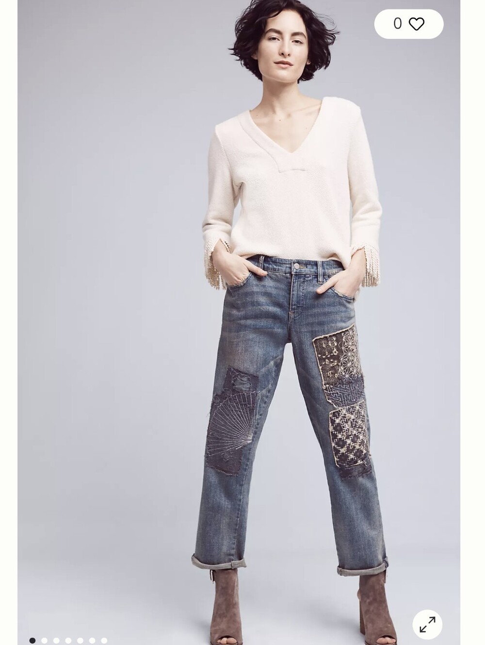 Pilcro Hyphen Mid-Rise Boyfriend Jeans By Anthropologie - Picture 2 of 11